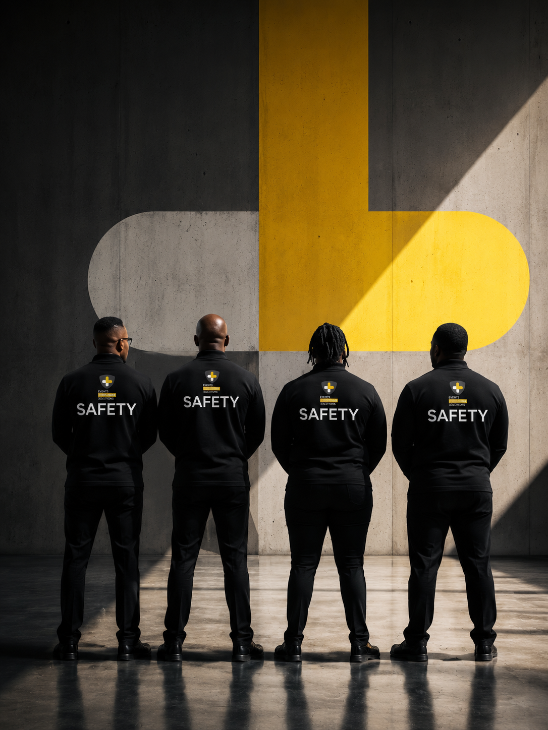 Event safety team on site